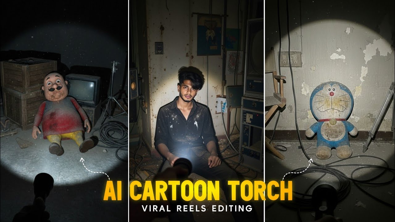 Instagram Viral Reels Editing | Ai Motu Patlu Video Editing | Trending Cartoon AI Video Editing