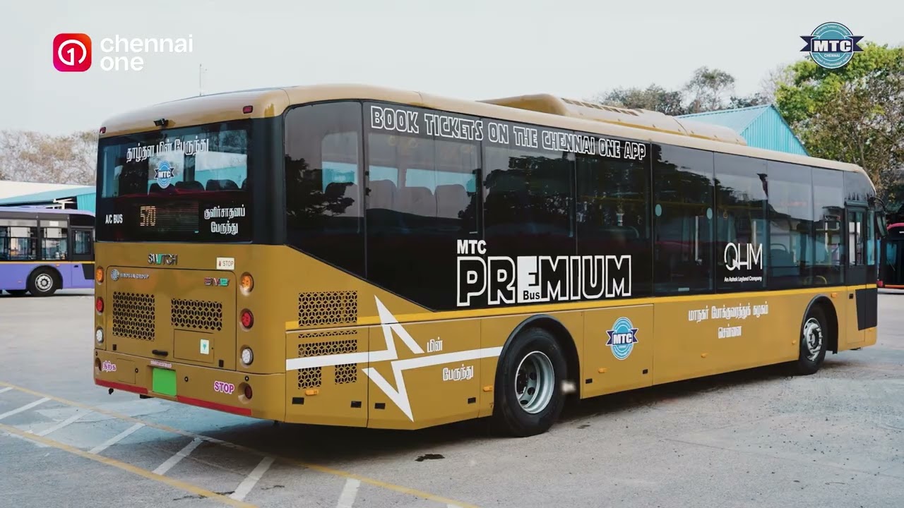 Chennai! Your MTC Premium Bus ride is arriving now 👑