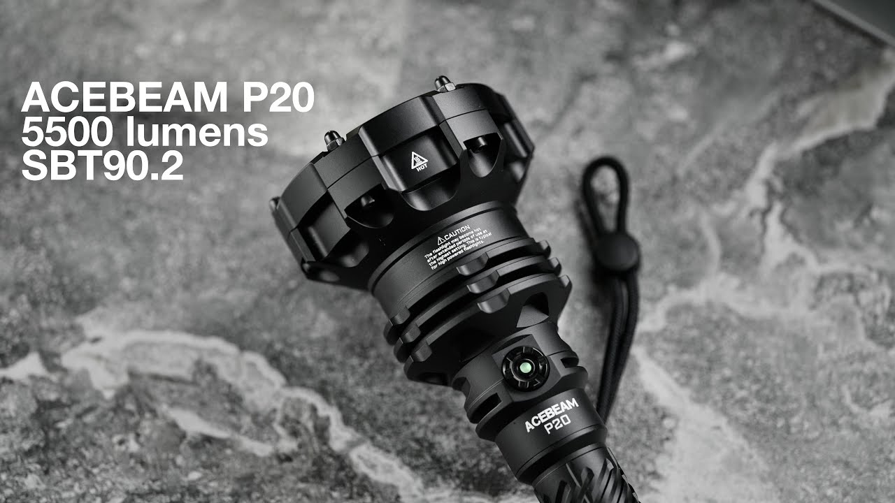 ACEBEAM P20 [RAW DEMO AND BEAMSHOTS]