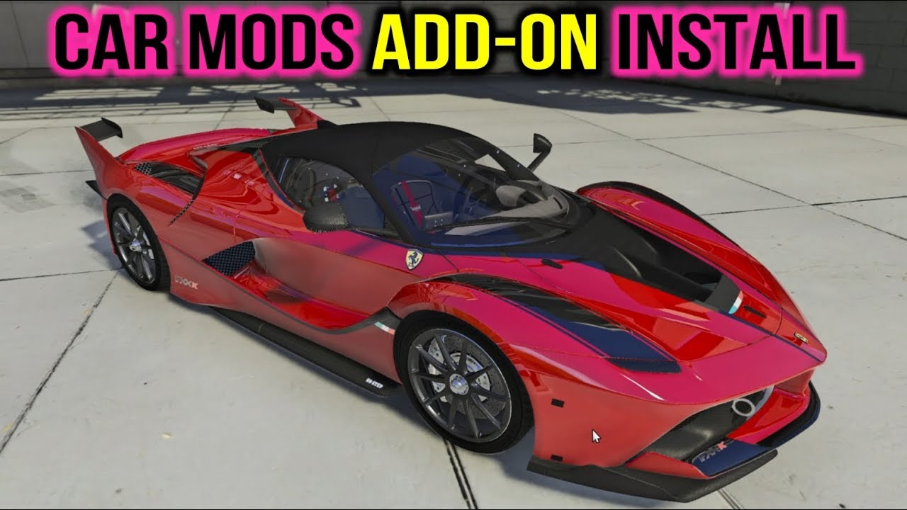 How to Install CAR MODS in GTA 5 - Ferrari FXX K