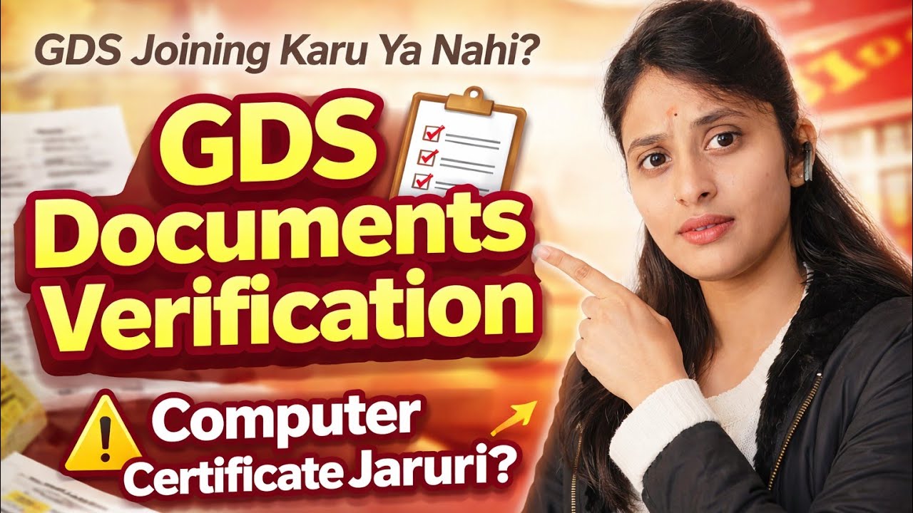 Selection in GDS?🤔 What is the subsequent process? Documents required in Dv1 & Dv2? #indiapost #gds