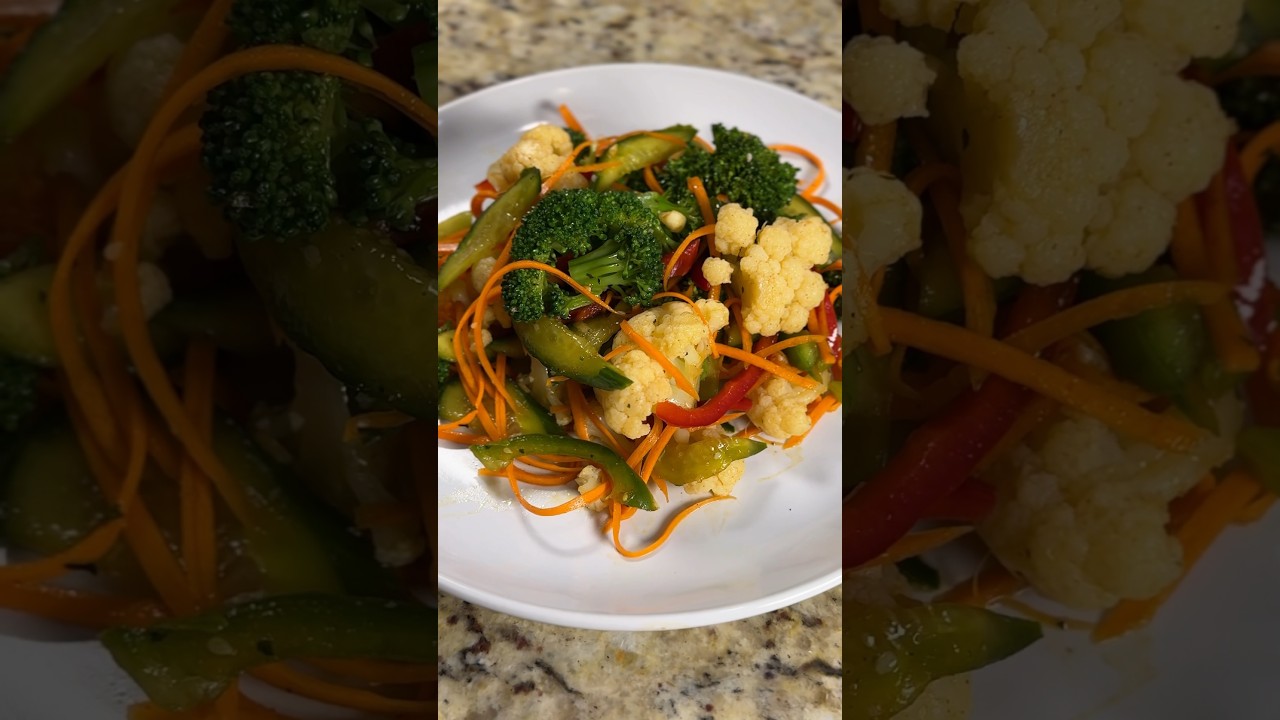 #ППСалат из брокколи и цветной капусты / #healthyeating broccoli and cauliflower #salad