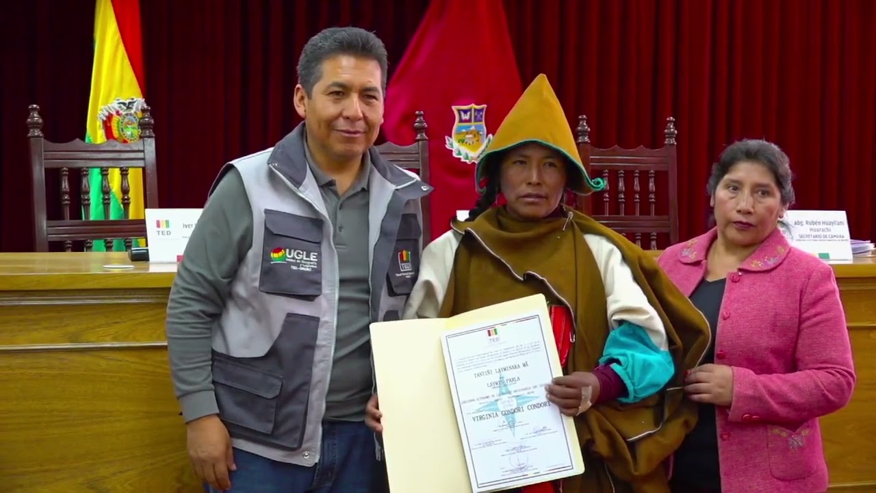 ENTREGA DE CREDENCIALES | AUTORIDADES DE LA NACIÓN URU CHIPAYA