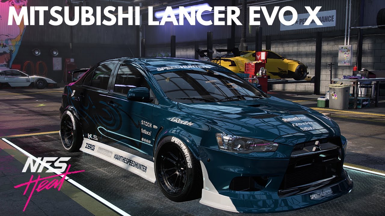 Need For Speed Heat Customization - MITSUBISHI Lancer Evolution X - Gameplay