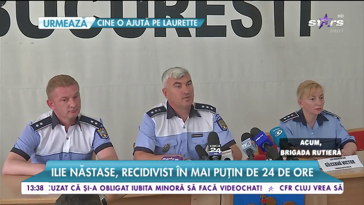 Reacţia Poliţiei la cele două incidente cu Ilie Năstase