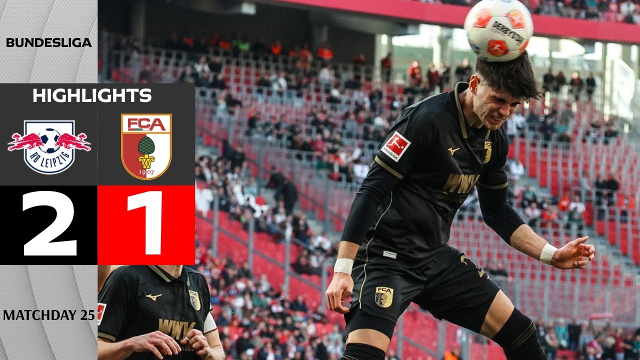 RB Leipzig - FC Augsburg | 2-1 | Highlights | Bundesliga 2025-26 | leipzig augsburg