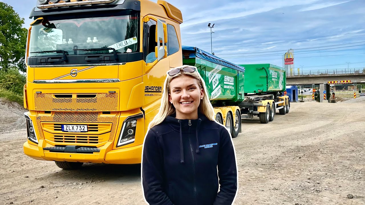 EMILIA KÖR LASTBIL MITT I STOCKHOLM! 🚛