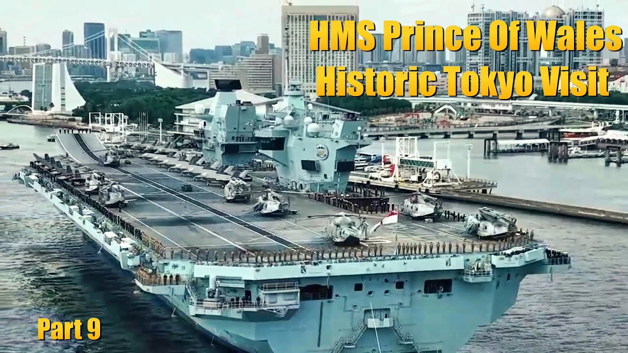HMS Prince of Wales (R09) - Japan's Prime Minister Visits
