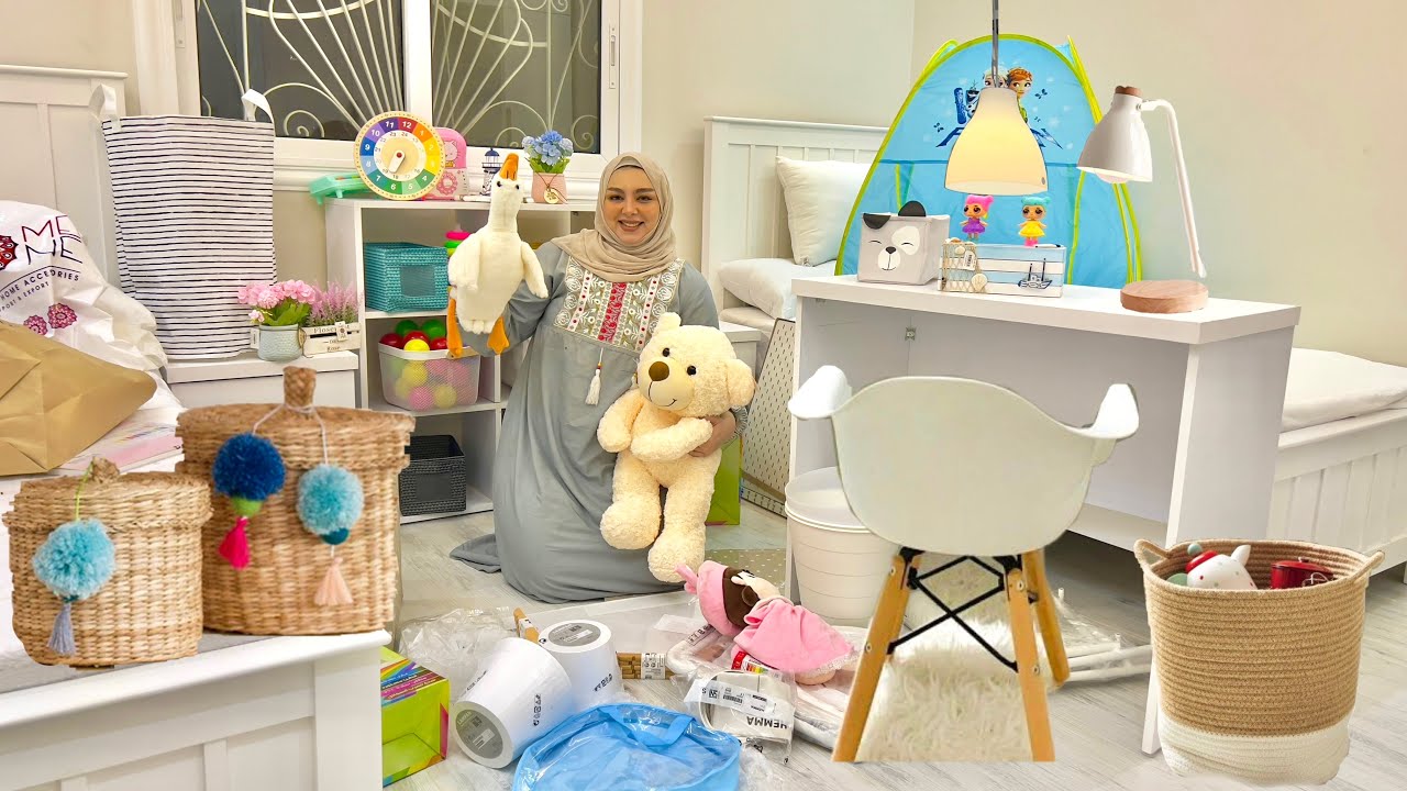 لولولولولولي💃واخيرا غرفة الاطفال👭اكتملت🧨اول مرة احس بطعم السعادة احمدك يارب🤲