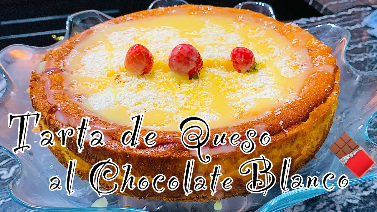 TARTA DE QUESO Y  CHOCOLATE BLANCO 🧀🍫