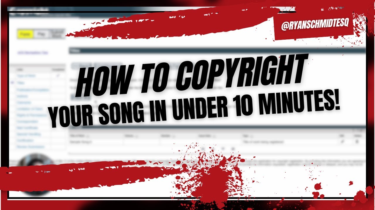 How to Federally Register Your Song Copyright with the US Copyright Office