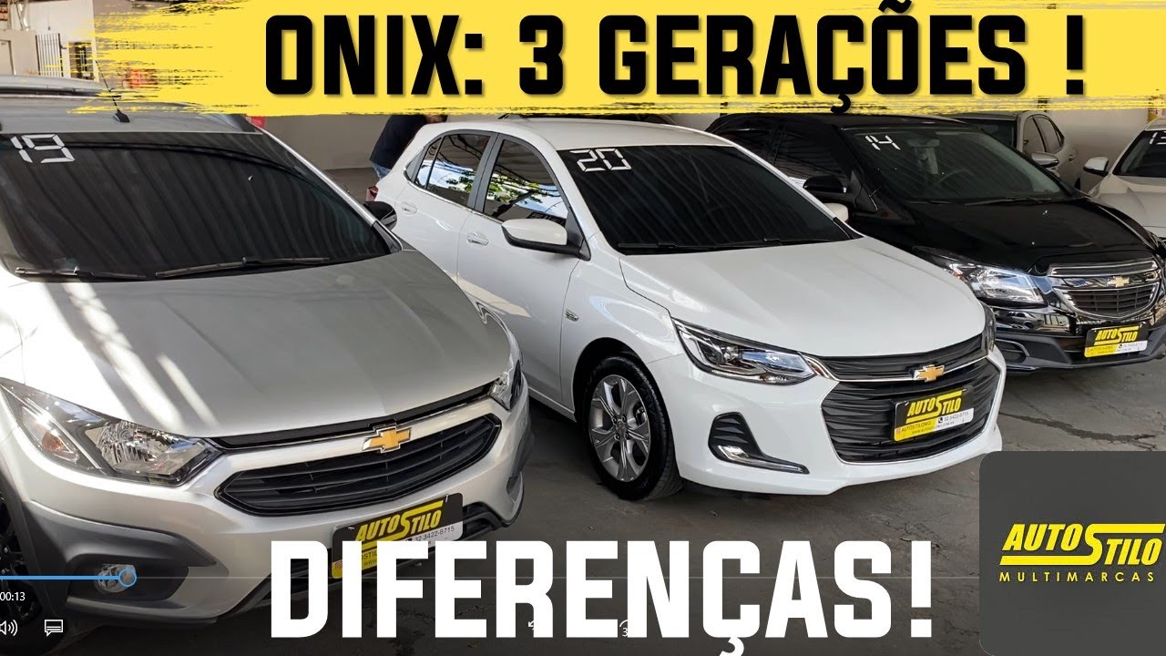 Qual Chevrolet Onix escolher?...Conheça as 3 gerações em detalhes!