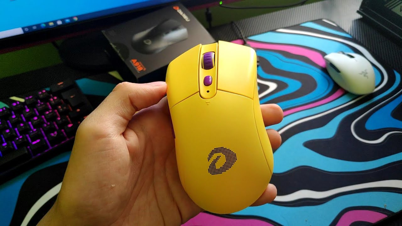 Unboxing Dareu a918 Mouse sem fio quase perfeito - review em breve