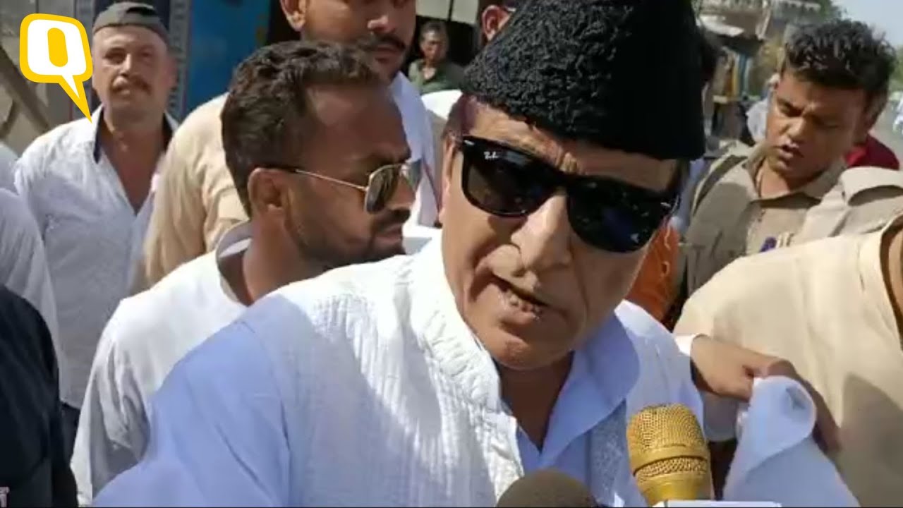 Lok Sabha By-Election 2022: रामपुर में भारी संख्या में पुलिस बल देख भड़के Azam Khan ।Quint Hindi
