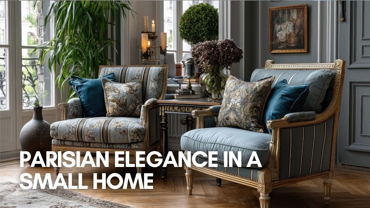 Parisian Elegance in a Small Home | Home Decor Tips for Timeless Art & Refined Interiors