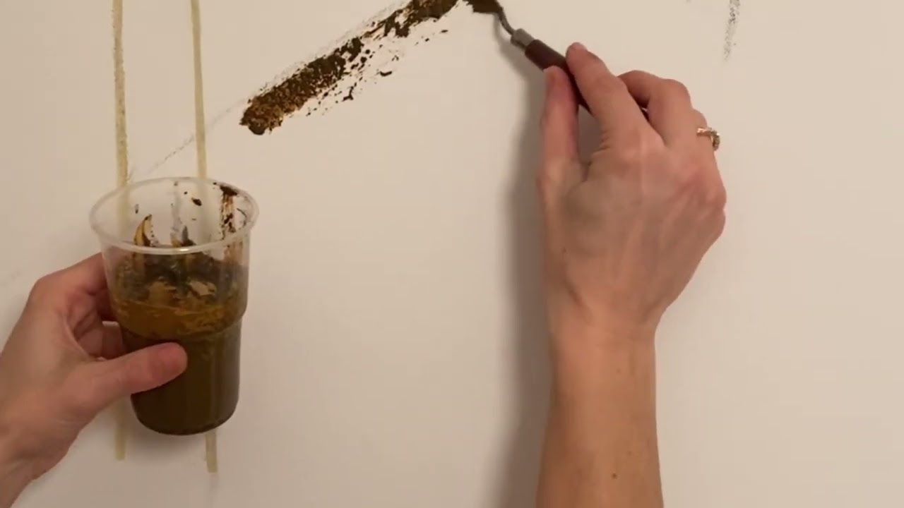 Earthbound: The Raw Beauty of Coffee & Ash on Canvas
