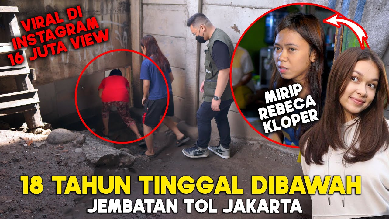 VIR4L !! WANITA CANTIK MIRIP REBECA KLOPER TINGGAL DIBAWAH JALAN TOL - KONDISINYA BIKIN MENANGIS !!