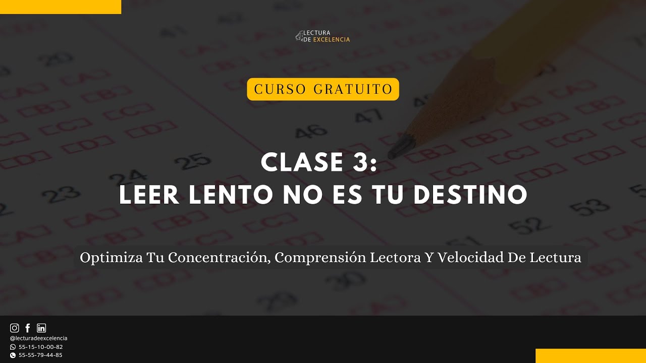 Curso Gratuito De Comprensión Lectora y Lectura Rápida-NIVEL1-Clase3