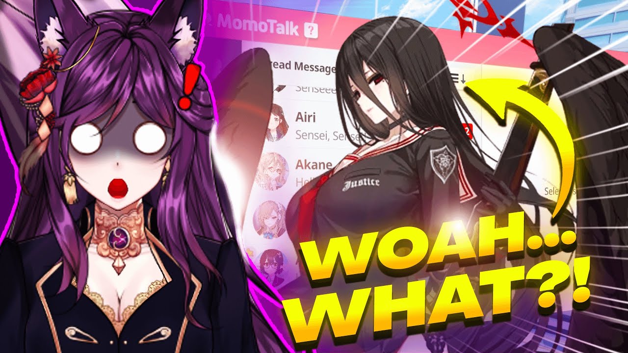 SO BIG??? MomoTalk REACTION | Blue Archive VOD