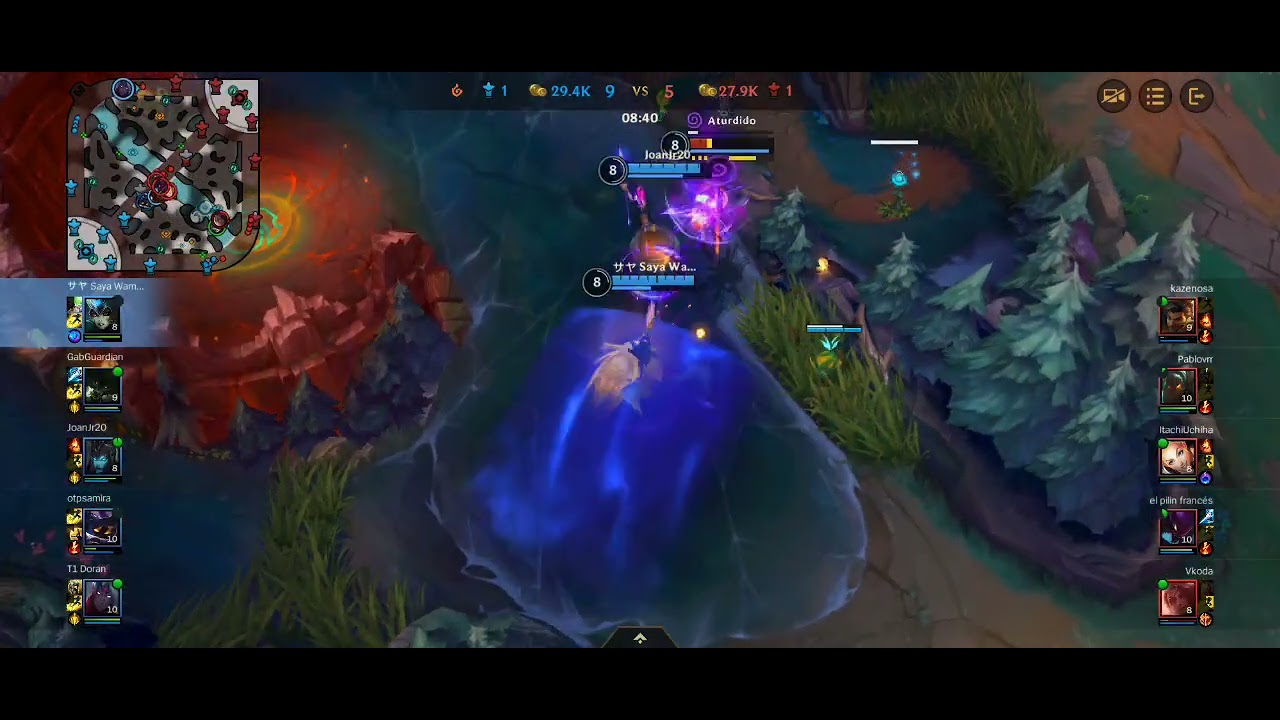League of legends wild rift rank nami y robado baron con mvp
