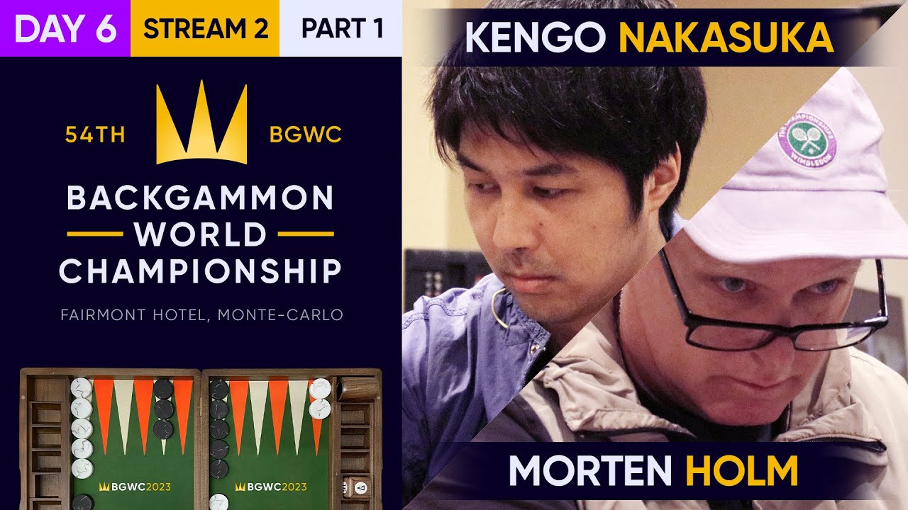 54th Backgammon World Championship - Day 6 - Stream 2 - Part 1 -World Championship Undefeated