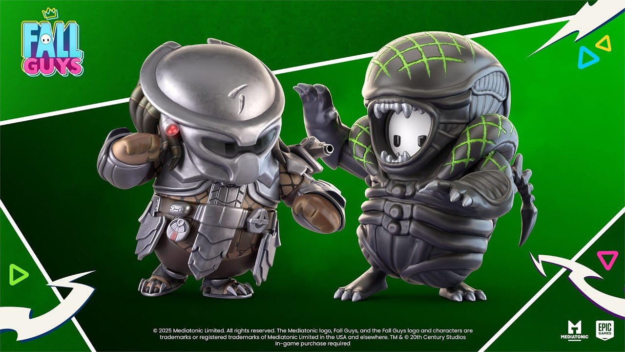 🛸 Probando las skins más ÉPICAS de Fall Guys: Alien vs Predator 👾
