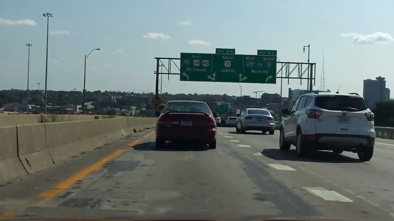 Interstate 70 - Missouri (Exits 1 to 3) eastbound