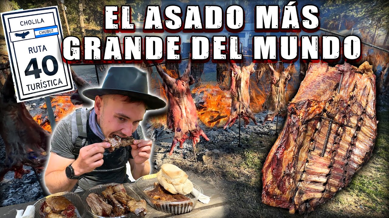 Visité la Fiesta Nacional del Asado ¡Una locura de carne! Cholila 2025 / CocinaAndina