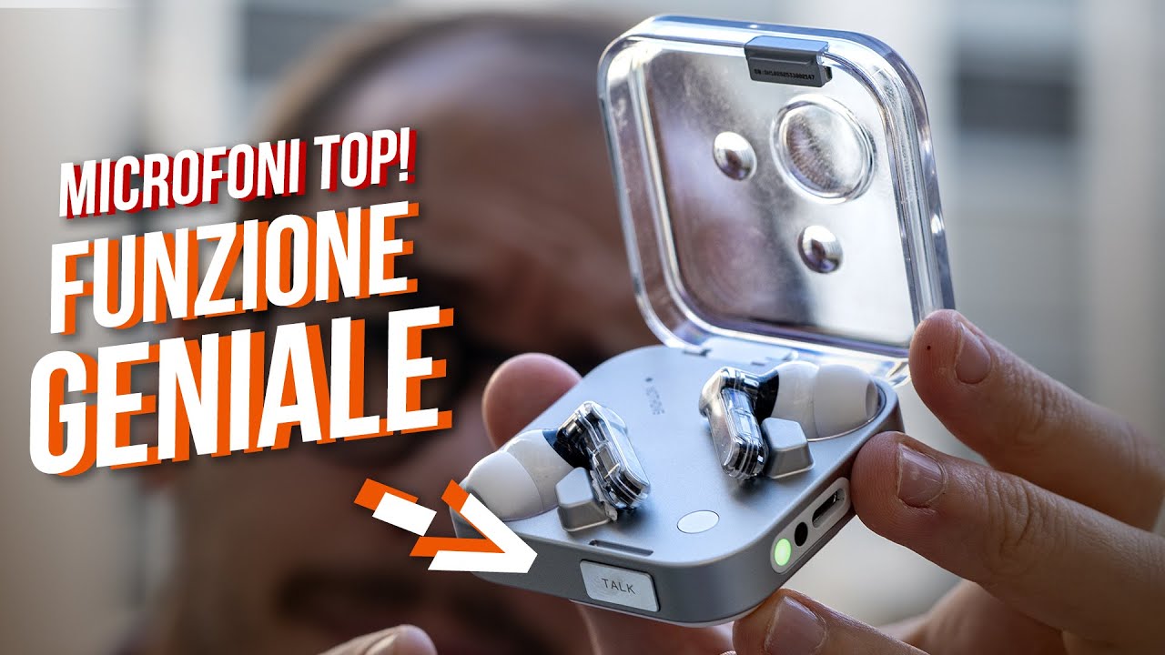 CHE MICROFONI le nuove NOTHING EAR 3! Hanno una FUNZIONE GENIALE! Recensione