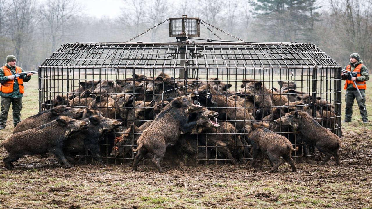 Massive Verw&uuml;stung! Wildschweine ruinieren Felder &ndash; Bauern schlagen zur&uuml;ck