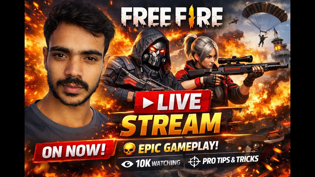 TEAM V5G LIVE Free fire live gaming costom #rankpush #guildtest