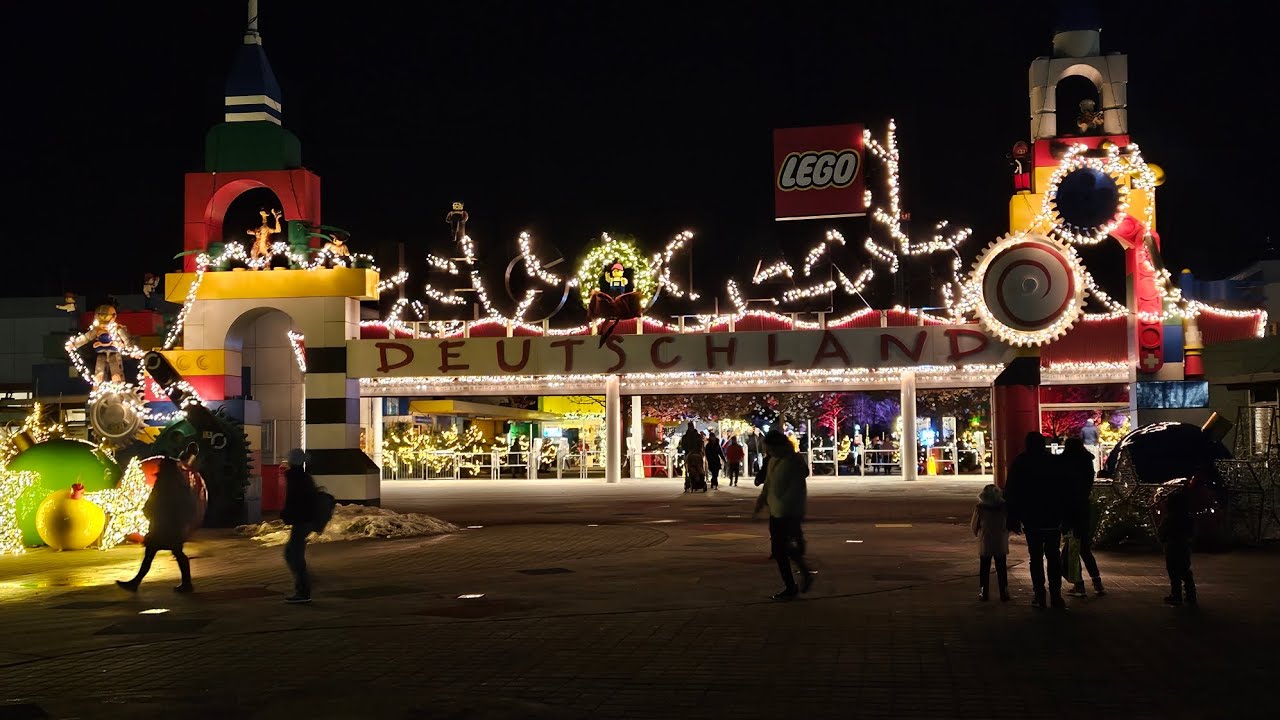 Winter Wonder Legoland Parade. Aufnahme vom Handy.