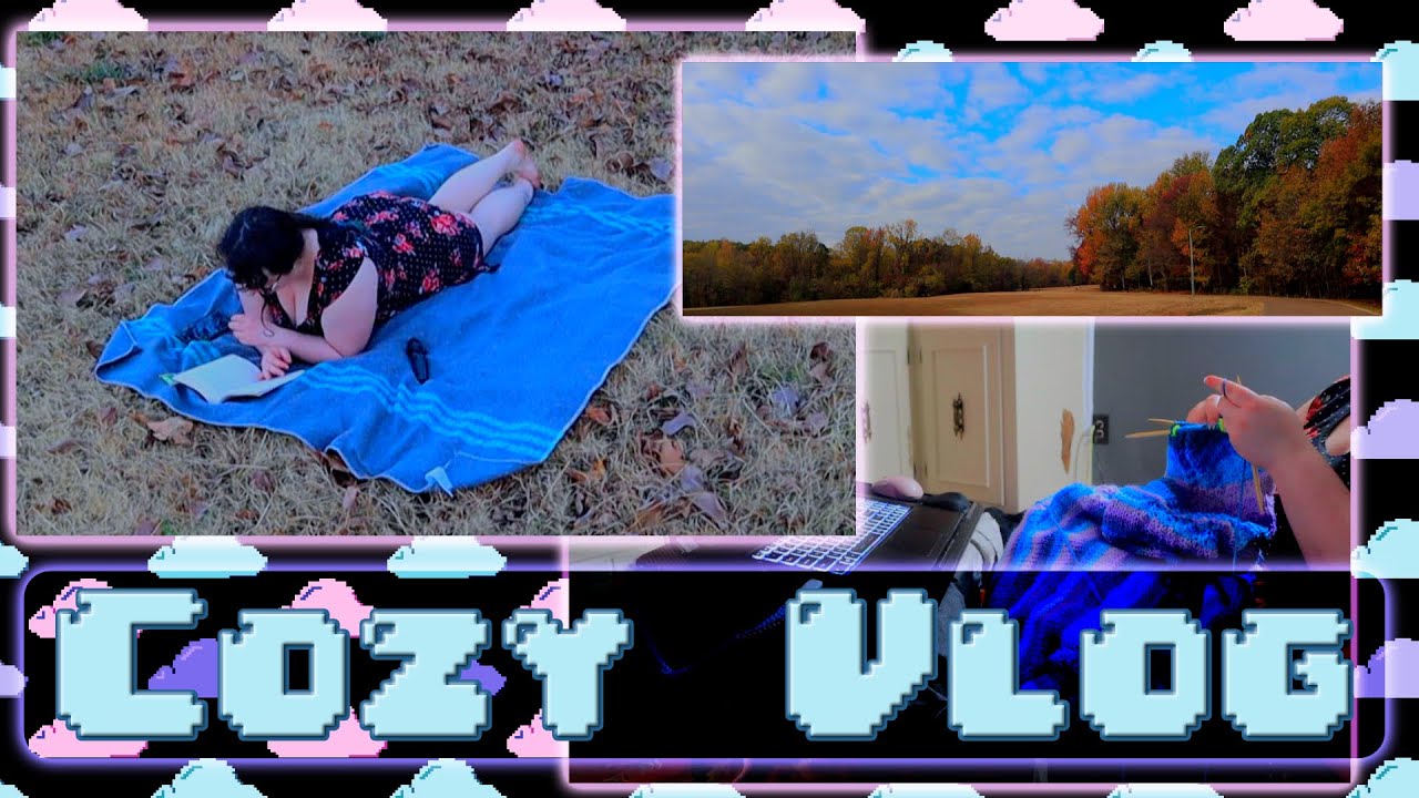 Cozy DITL 🐇🧹📚🧶🪡 (Cleaning, knitting, reading, ADHD goblin crafting, and more)