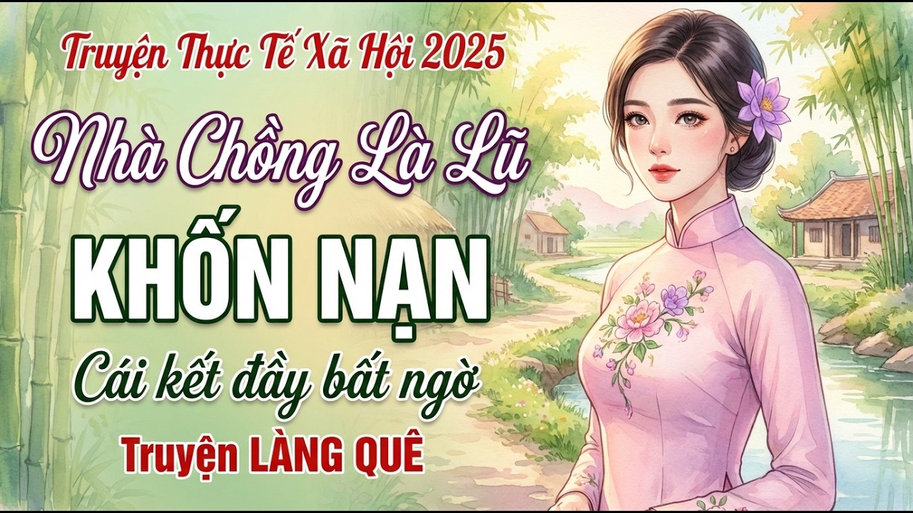 Cực Hay, vừa nghe đã rơi nước mắt： NHÀ CHỒNG LÀ LŨ KHỐN NẠN - Kể chuyện làng quê hay nhất
