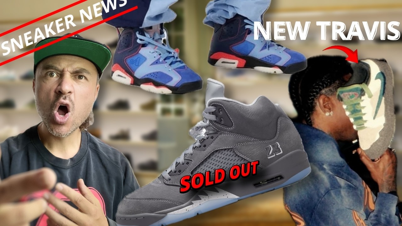 People were OUTSIDE for the Wolf Grey 5's + a new Travis Collab that would break the game! + more