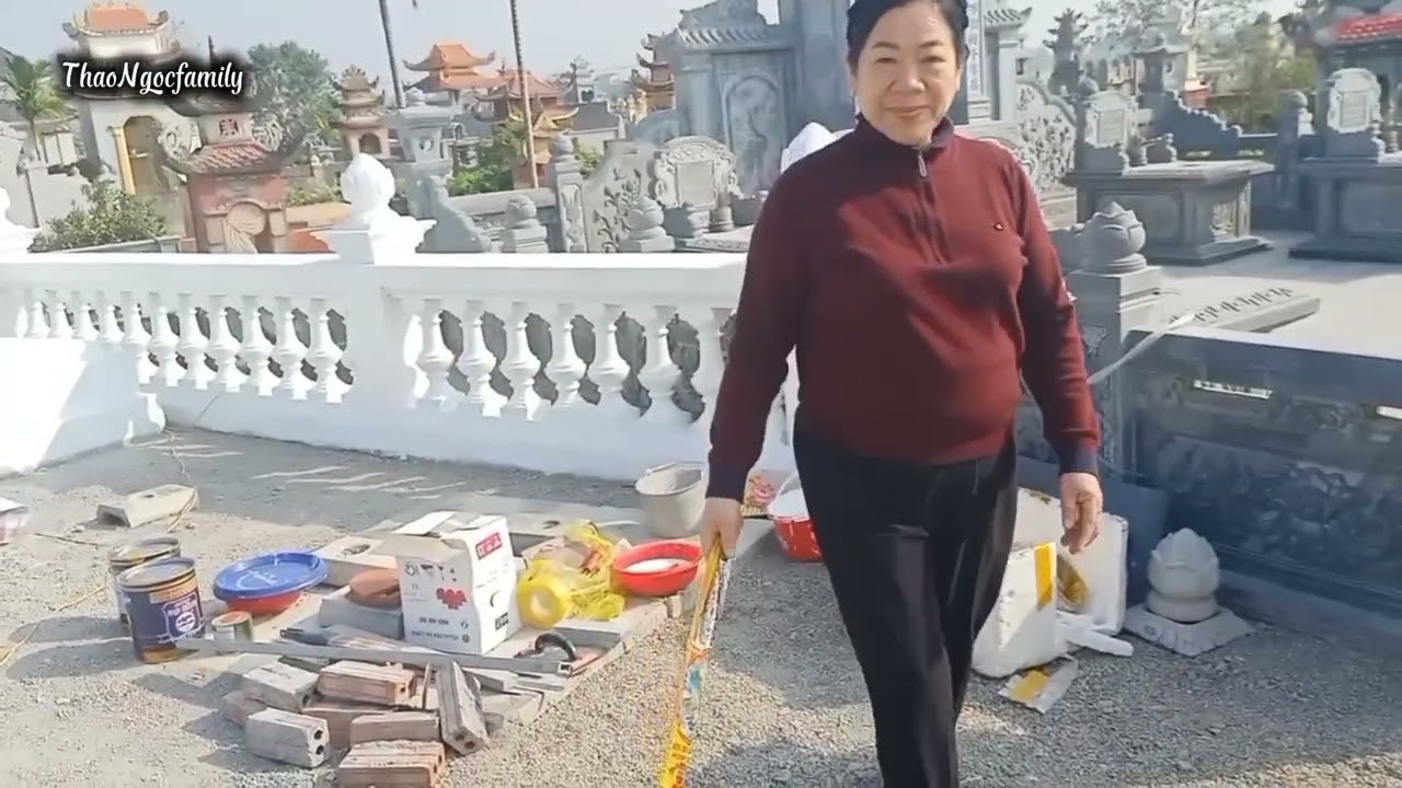 #97.Tu sửa mộ phần cho các cụ, 23 tháng chạp cúng ông công ông táo cùng gia đình💥 Cuộc Sống Thôn Quê