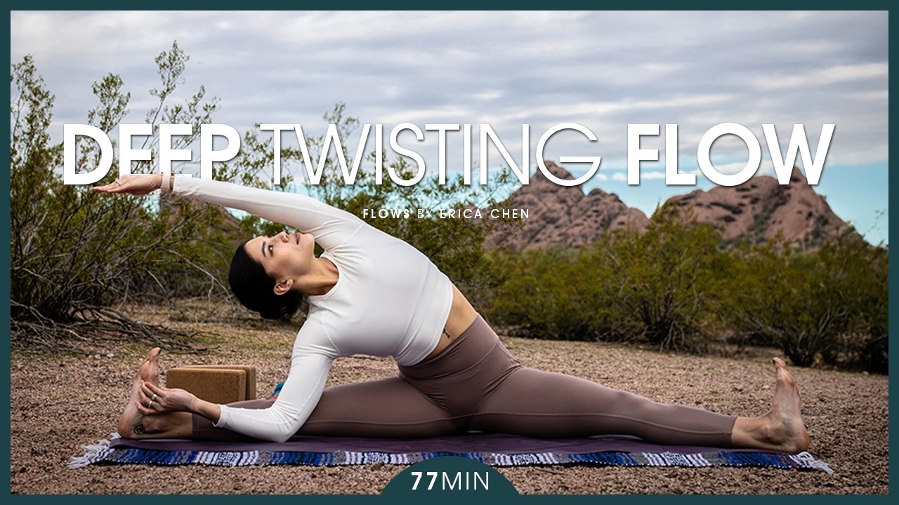 77 Min Twisting Yoga For Hips And Hamstrings