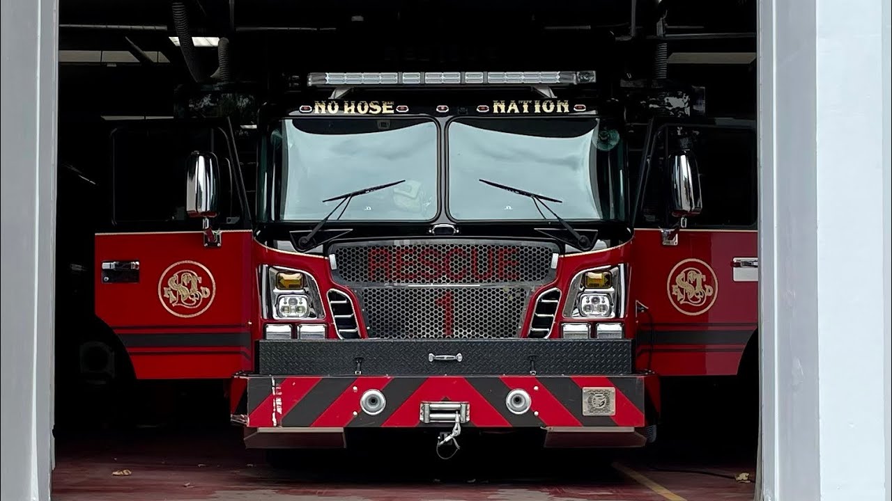 St Louis Fire Department Rescue Squad 1 walk around