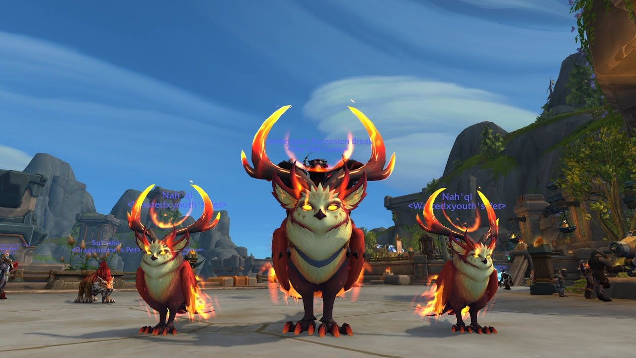 Reins of Anu'relos, Flame's Guidance Drop! In 34 attempts! Druid form and Hunter pet tame as well.