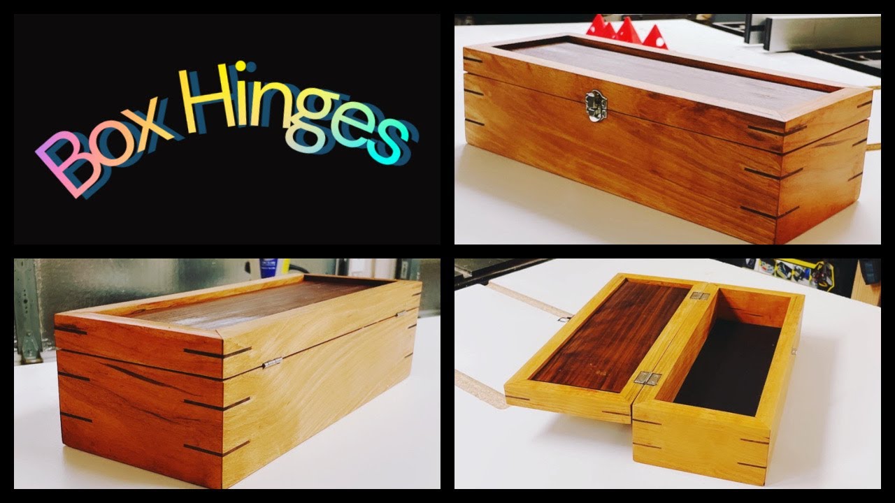 How I install Box Hinges for wood box projects