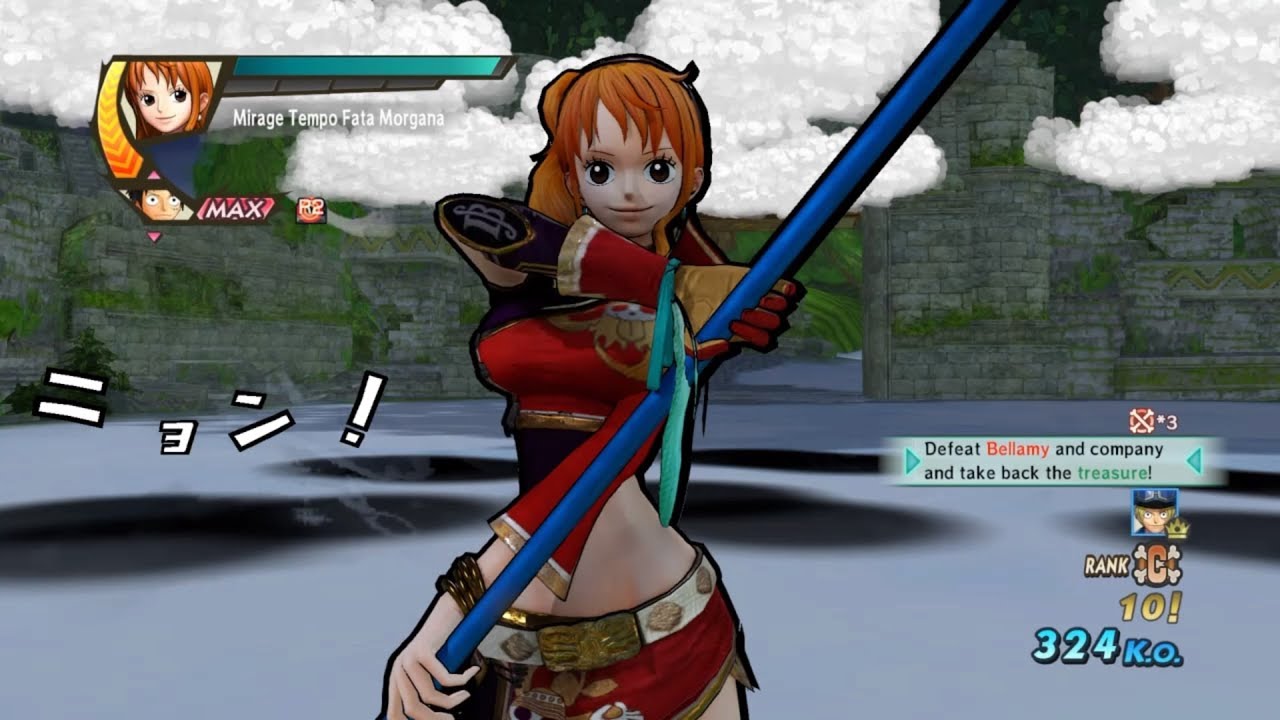 One Piece PW3 Dlc Mission Sky Island Treasure Hunt Survival Nami Dlc Sun Shangxiang Level 100