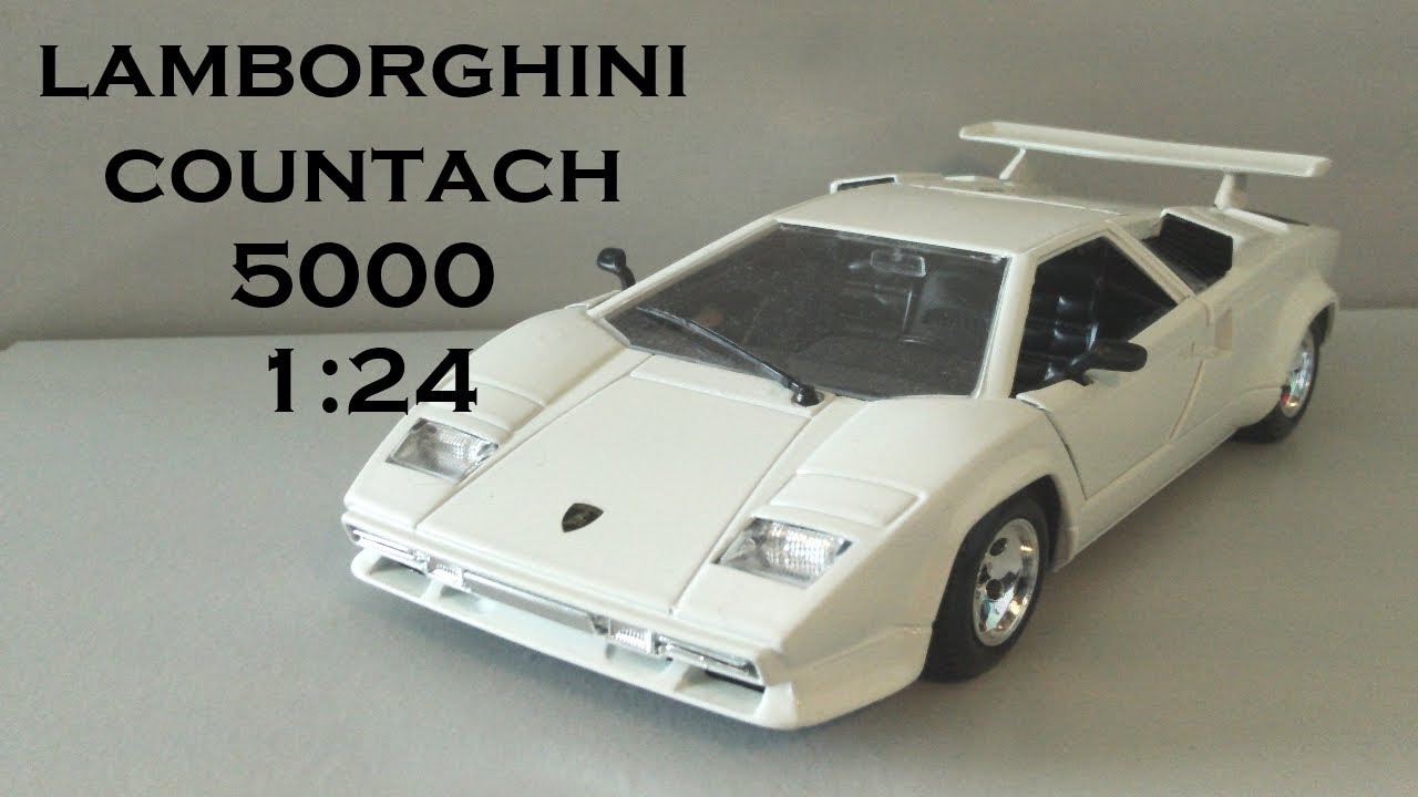 Bburago 1:24 Lamborghini Countach 5000 Review
