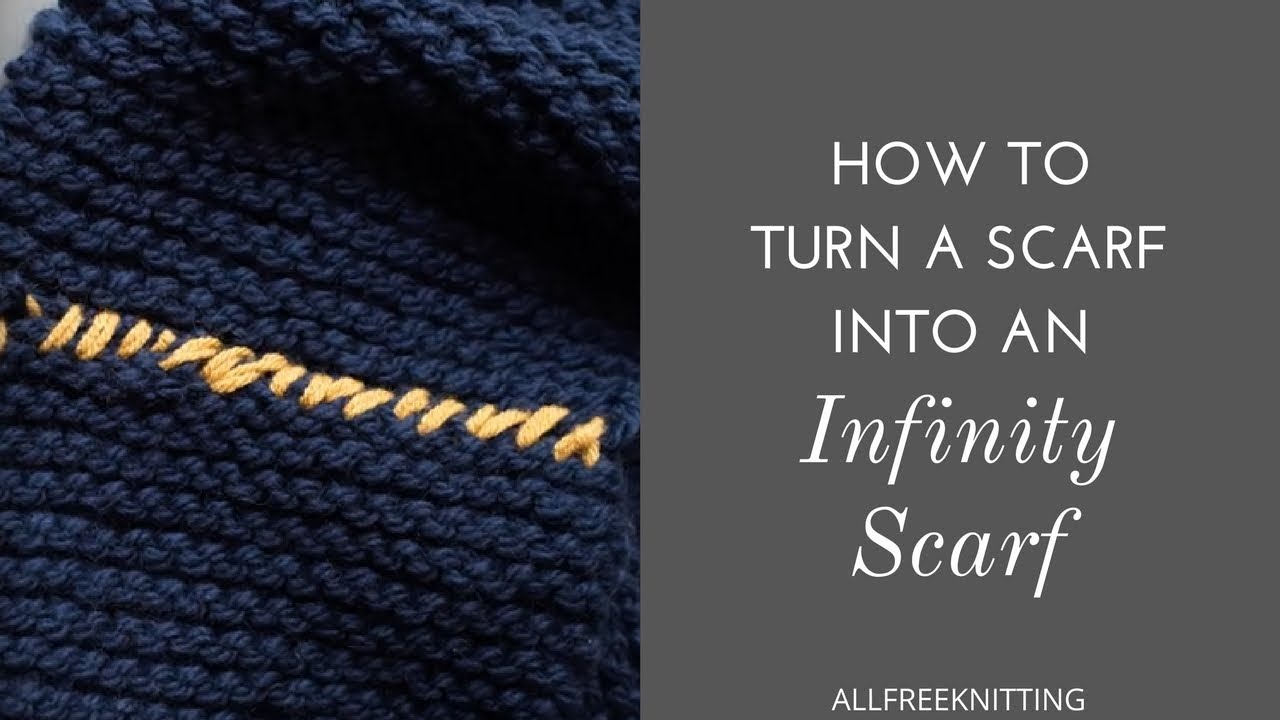 How to Turn a Scarf into an Infinity Scarf