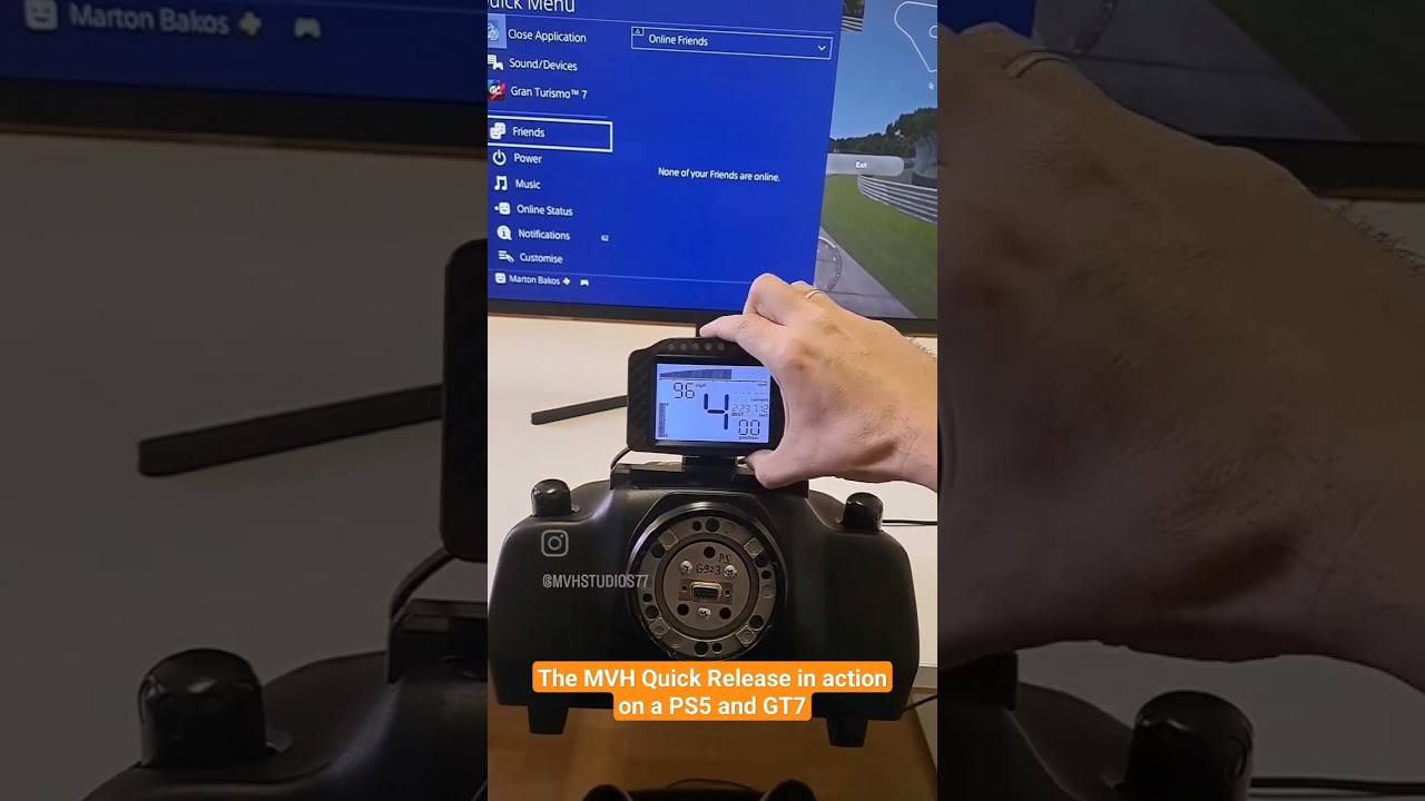 The MVH Quick Release allows you to seamlessly swap wheels, fully console compatible.