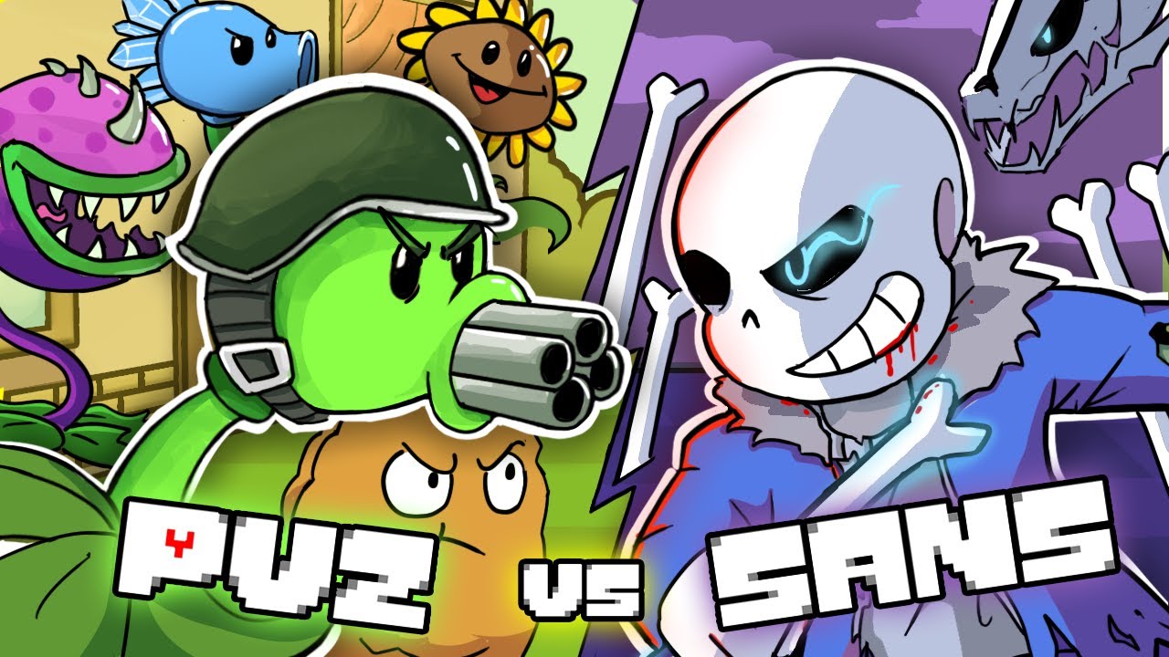 BLOOM N BRAINZ - PEASHOOTER SANS (FNF ANIMATION AS UNDERTALE)