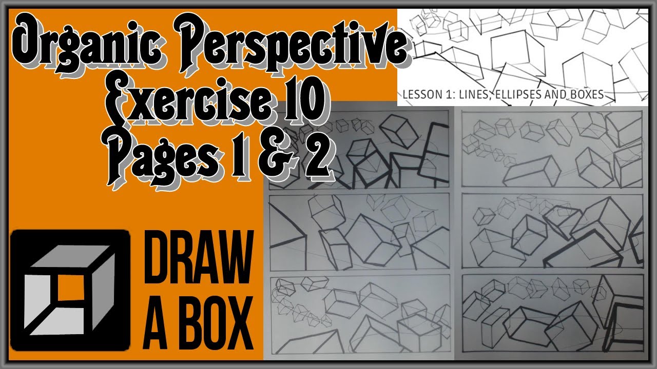 DRAWABOX Lesson 1 Exercise 10: Organic Perspective homework p 01 &  02