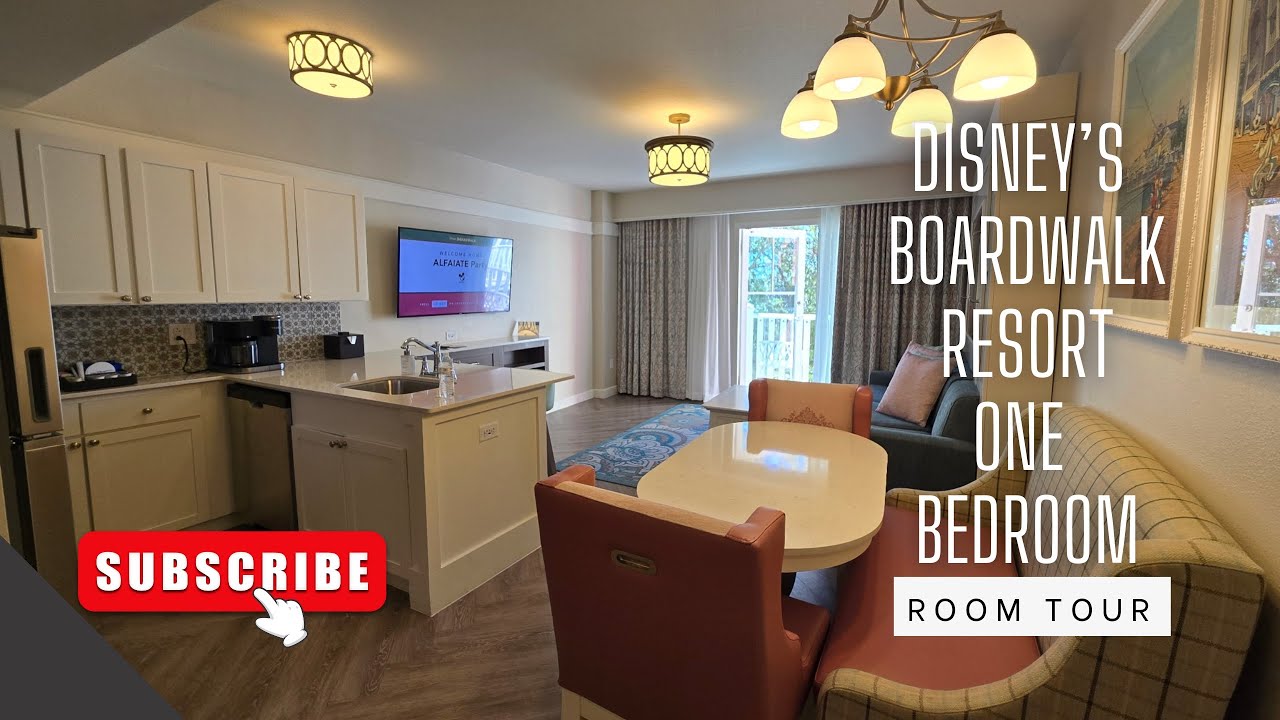 Вилла с 1 спальней в отеле Disney's Boardwalk Resort.