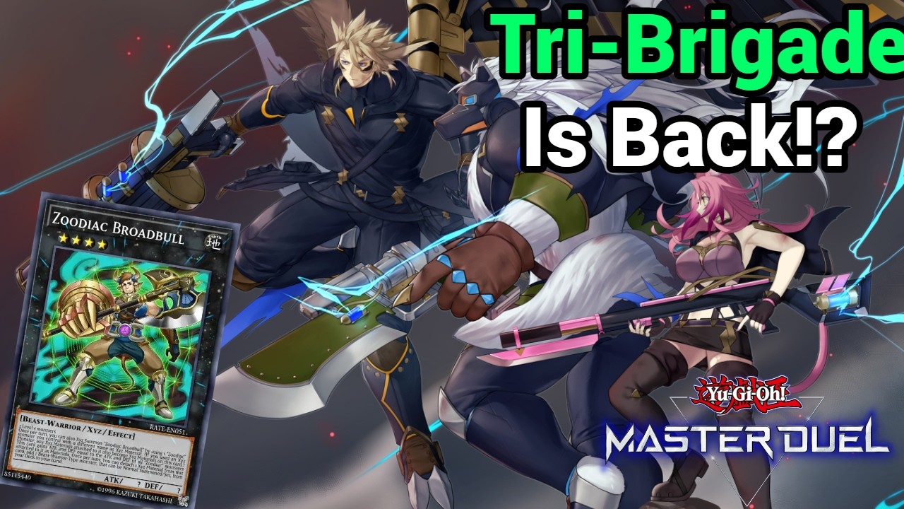 The First Top Deck in Master Duel is Back! | How Good is Tri-Brigade Zoodiac Actually? |
