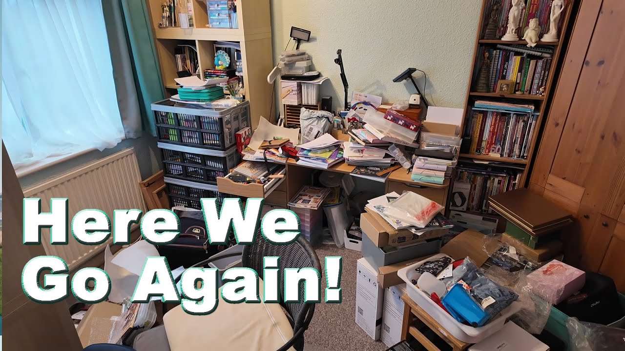 Chatty Vlog Style Craft Room Declutter 9 || 2026 Restart 