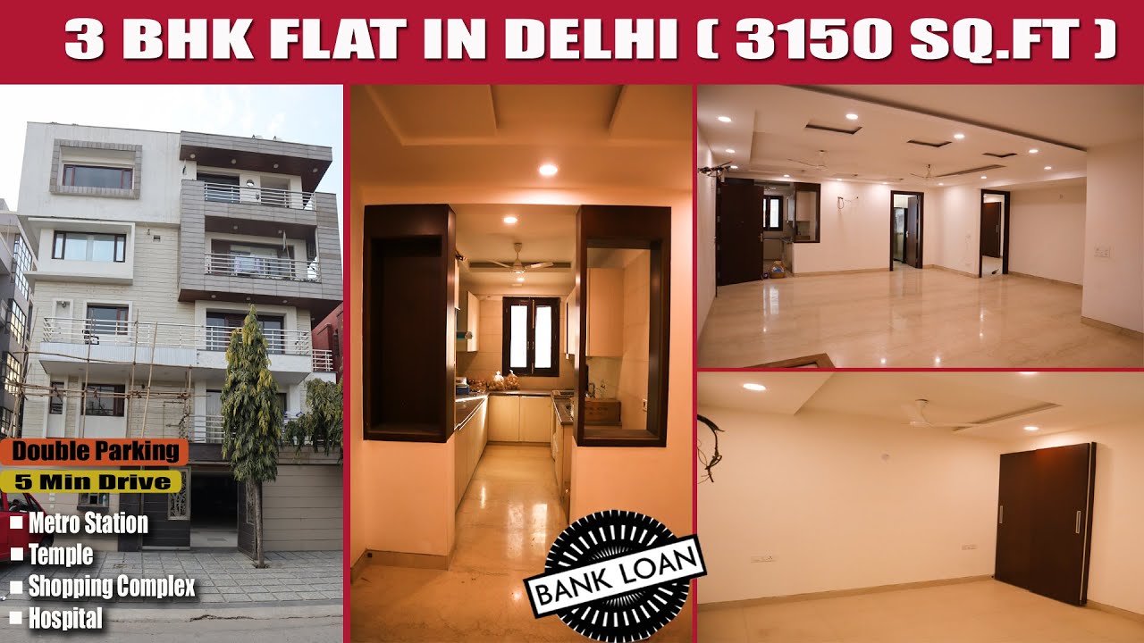 3 BHK Independent Luxurious Flat in Vivek Vihar Delhi Near Metro Station | ☎️ +91 9811457454